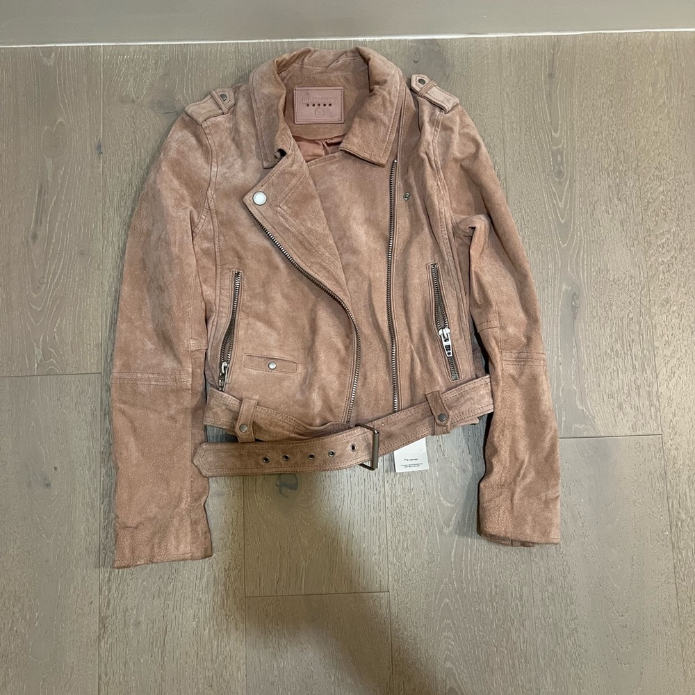 Blank NYC Suede Moto Jacket